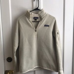Patagonia cream better sweater size M